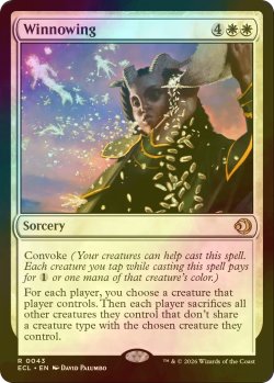 画像1: [FOIL] 篩い飛ばし/Winnowing 【英語版】 [ECL-白R]