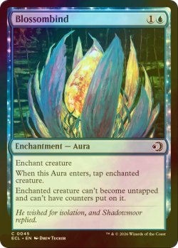 画像1: [FOIL] 花弁縛り/Blossombind 【英語版】 [ECL-青C]