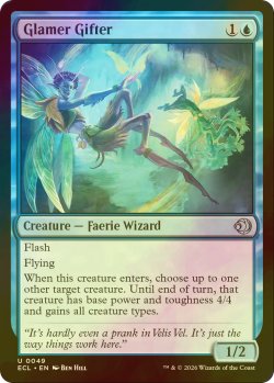 画像1: [FOIL] 幻触を授ける者/Glamer Gifter 【英語版】 [ECL-青U]