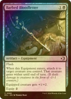 画像1: [FOIL] 逆刺の瀉血器/Barbed Bloodletter 【英語版】 [ECL-黒C]