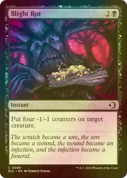 画像1: [FOIL] 枯れ腐り/Blight Rot 【英語版】 [ECL-黒C]