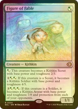 画像1: [FOIL] 寓話の大立者/Figure of Fable 【英語版】 [ECL-金R]