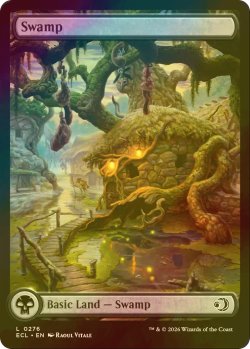 画像1: [FOIL] 沼/Swamp No.276 (全面アート版) 【英語版】 [ECL-土地C]