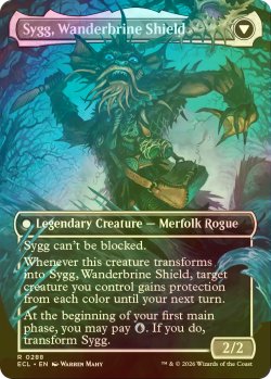 画像2: [FOIL] ワンダーワインの知恵者、シグ/Sygg, Wanderwine Wisdom (全面アート版) 【英語版】 [ECL-青R]