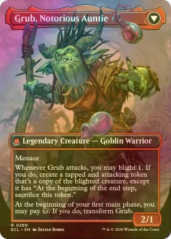 画像2: [FOIL] 名高き女族長、グラブ/Grub, Storied Matriarch (全面アート版) 【英語版】 [ECL-黒R]