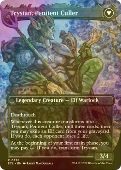 画像2: [FOIL] 無感情の栽培者、トリスタン/Trystan, Callous Cultivator (全面アート版) 【英語版】 [ECL-緑R]