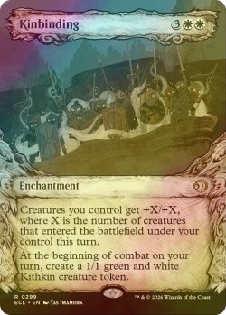 画像1: [FOIL] 一族団結/Kinbinding (ショーケース版) 【英語版】 [ECL-白R]