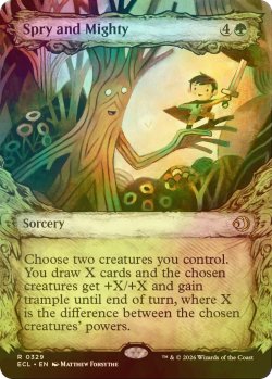 画像1: [FOIL] 意気軒高/Spry and Mighty (ショーケース版) 【英語版】 [ECL-緑R]