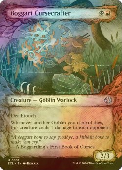 画像1: [FOIL] ボガートの造呪師/Boggart Cursecrafter (ショーケース版) 【英語版】 [ECL-金U]
