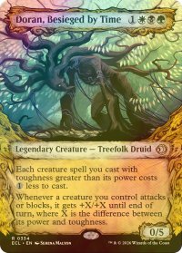 [FOIL] 時に囲まれしドラン/Doran, Besieged by Time (ショーケース版) 【英語版】 [ECL-金R]