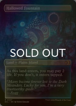 画像2: [FOIL] 神聖なる泉/Hallowed Fountain (全面アート版) 【英語版】 [ECL-土地R]