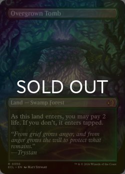 画像2: [FOIL] 草むした墓/Overgrown Tomb (全面アート版) 【英語版】 [ECL-土地R]