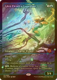 [FOIL] エレンドラ谷の守護者/Glen Elendra Guardian (ジャパン・ショーケース版) 【英語版】 [ECL-青MR]