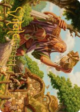 興味津々の巨人/Curious Colossus No.001 (箔押し版) 【英語版】 [ECL-アート]