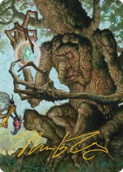 画像1: フェイ庄の古老/Faeburrow Elder No.051 (箔押し版) 【日本語版】 [ECL-アート]