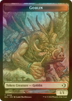 画像2: [FOIL] ツリーフォーク/TREEFOLK & ゴブリン/GOBLIN 【英語版】 [ECL-トークン]