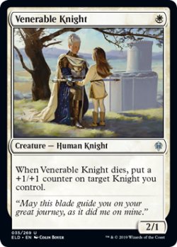 画像1: 尊い騎士/Venerable Knight 【英語版】 [ELD-白U]