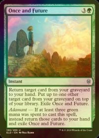 [FOIL] 過去と未来/Once and Future 【英語版】 [ELD-緑U]