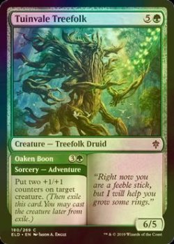 画像1: [FOIL] チューインベイルのツリーフォーク/Tuinvale Treefolk 【英語版】 [ELD-緑C]