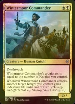 画像1: [FOIL] 冬荒野の指揮官/Wintermoor Commander 【英語版】 [ELD-金U]