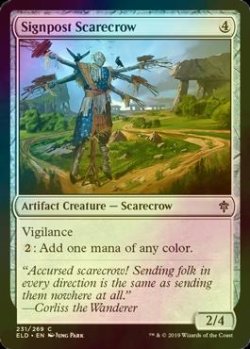 画像1: [FOIL] 道標のカカシ/Signpost Scarecrow 【英語版】 [ELD-灰C]