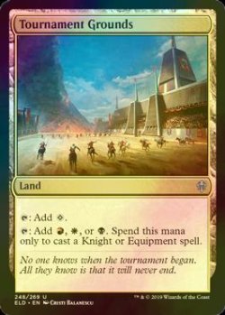 画像1: [FOIL] 試合場/Tournament Grounds 【英語版】 [ELD-土地U]