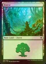 [FOIL] 森/Forest No.266 【英語版】 [ELD-土地C]