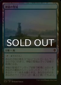 [FOIL] 神秘の聖域/Mystic Sanctuary 【日本語版】 [ELD-土地C]