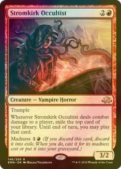 画像1: [FOIL] 流城の密教信者/Stromkirk Occultist 【英語版】 [EMN-赤R]