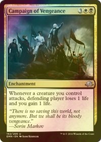 [FOIL] 復讐作戦/Campaign of Vengeance 【英語版】 [EMN-金U]
