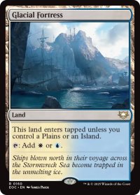 氷河の城砦/Glacial Fortress 【英語版】 [EOC-土地R]