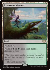 ラノワールの荒原/Llanowar Wastes 【英語版】 [EOC-土地R]