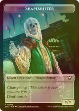 [FOIL] 多相の戦士/SHAPESHIFTER & ゴーレム/GOLEM No.013 【英語版】 [EOC-トークン]