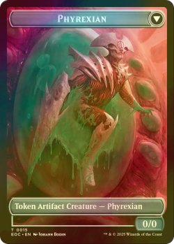 画像2: [FOIL] 培養器/INCUBATOR & ファイレクシアン/PHYREXIAN 【英語版】 [EOC-トークン]