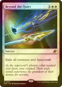 [FOIL] 静寂のその先へ/Beyond the Quiet 【英語版】 [EOE-白R]*詳細要確認