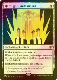 [FOIL] 堅光牢への封じ込め/Hardlight Containment 【英語版】 [EOE-白R]*詳細要確認