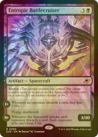 [FOIL] 高エントロピー巡洋戦艦/Entropic Battlecruiser 【英語版】 [EOE-黒R]
