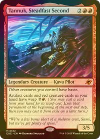 [FOIL] 不動の副司令官、タヌーク/Tannuk, Steadfast Second (海外産ブースター版) 【英語版】 [EOE-赤MR]