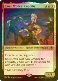[FOIL] ワイルドキャット隊長、サミ/Sami, Wildcat Captain (海外産ブースター版) 【英語版】 [EOE-金MR]