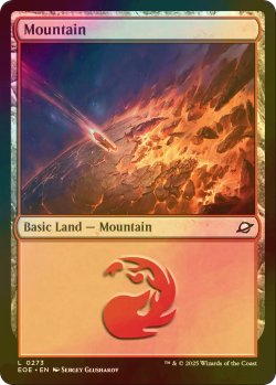 画像1: [FOIL] 山/Mountain No.273 【英語版】 [EOE-土地C]*詳細要確認