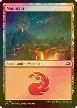 画像1: [FOIL] 山/Mountain No.274 【英語版】 [EOE-土地C]*詳細要確認