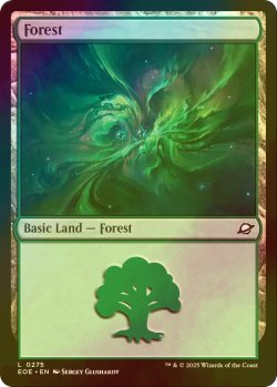 画像1: [FOIL] 森/Forest No.275 【英語版】 [EOE-土地C]*詳細要確認