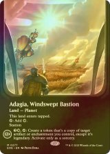 [FOIL] 吹きさらしの要塞、アダージア/Adagia, Windswept Bastion No.277 (全面アート・海外産ブースター版) 【英語版】 [EOE-土地MR]