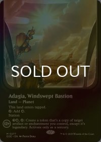[FOIL] 吹きさらしの要塞、アダージア/Adagia, Windswept Bastion No.277 (全面アート・海外産ブースター版) 【英語版】 [EOE-土地MR]*詳細要確認