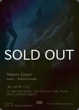 [FOIL] 湿った墓/Watery Grave No.286 (全面アート・海外産ブースター版) 【英語版】 [EOE-土地R]*詳細要確認