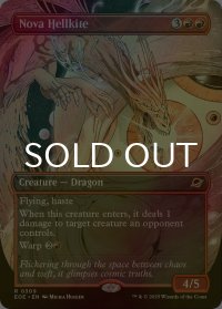 [FOIL] 新星のヘルカイト/Nova Hellkite (全面アート・海外産ブースター版) 【英語版】 [EOE-赤R]*詳細要確認