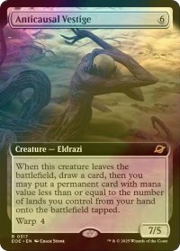 [FOIL] 反因果の残留/Anticausal Vestige (拡張アート版) 【英語版】 [EOE-無R]