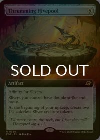[FOIL] かき鳴らす巣槽/Thrumming Hivepool (拡張アート版) 【英語版】 [EOE-灰R]*詳細要確認