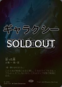 [FOIL] 湿った墓/Watery Grave No.381 (全面アート版・ギャラクシー仕様) 【日本語版】 [EOE-土地R]*詳細要確認