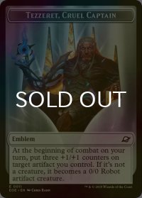 [FOIL] 冷酷な船長、テゼレット/TEZZERET, CRUEL CAPTAIN & ロボット/ROBOT 【英語版】 [EOE-トークン]
